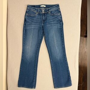 Levi’s 529 Low Rise Curvy Bootcut Classic Blue Denim Jeans